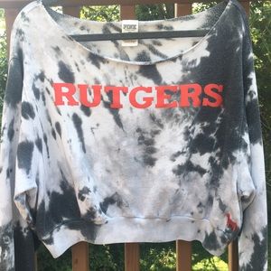 Rutgers tie dye long sleeve